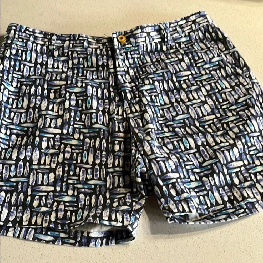 Robert Graham Blue  Geometric Shorts 36/7